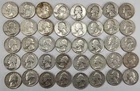 Silver Washington Quarters Full Roll (40)  90% Silver Mixed Dates 1936 -1964