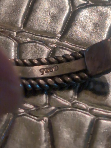 Vintage Zuni Fred Harvey Sterling Silver Bracelet - Picture 4 of 6