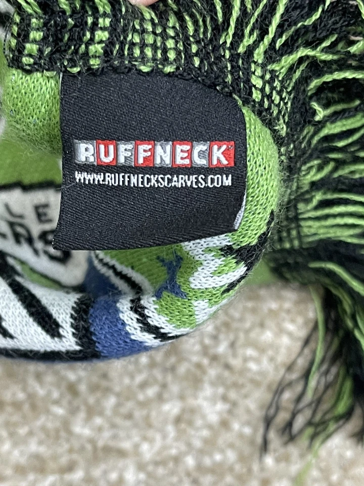 Bufanda tejida con flecos de invierno unisex Seattle Sounders 2016 hecha en Polonia Foto 4 de 4