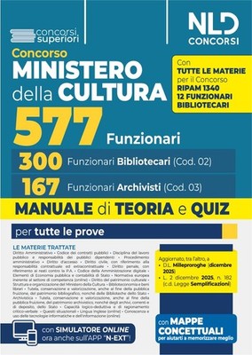 AA. VV. Concorso Ministero della Cultura 577 posti - 300 (Paperback) (UK IMPORT)