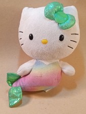 Hello Kitty Mermaid Plush. TY. 6" Tall. No Paper Tag.