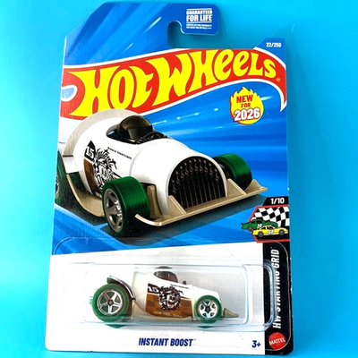 HOT WHEELS 2026 INSTANT BOOST WHITE 22/250 JJH31 HW STARTING GRID