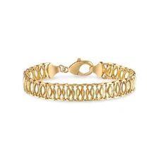 VFK 18K Gold Chunky Chain Women’s Anklet Bracelet