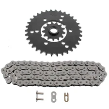 1996 - 1998 Polaris Xplorer 400L 4x4 Non O Ring Chain & Rear Sprockets 13/34-84L