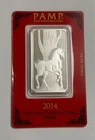 2014 PAMP Suisse Lunar Series Year of Horse 1 oz .999 Fine Silver in Assay