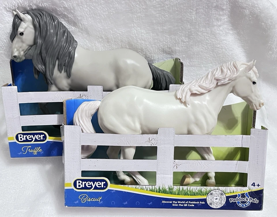 Breyer Paddock Pals Sugar Sparkle、Mara、松露和饼干 4 件套 2024 全新 — 第 3/4 张图片