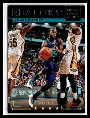 Kemba Walker 2018-19 Hoops Lights Camera Action #LCA-22 Charlotte Hornets