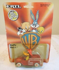 1988 ERTL Warner Bros Looney Tunes Daffy Duck Fire Engine Die Cast Truck 2701