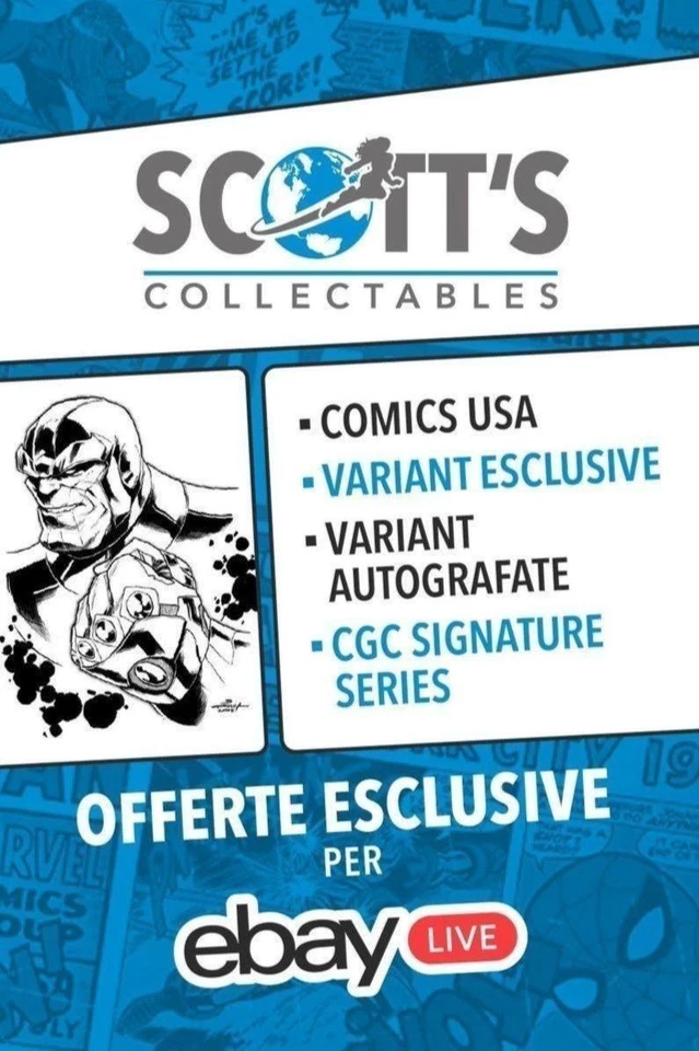 🔥 Comics USA | Collector's Live Drop:  Variant e CGC | MARVEL, DC & altro!