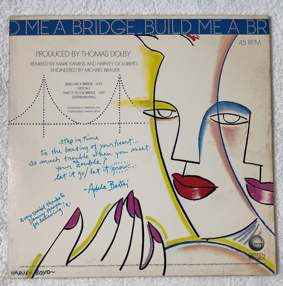 Adele Bertei - Build Me A Bridge / Take It To The Bridge "12 Inch Single" - Image 2 of 4
