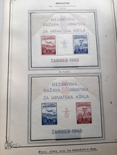 1942 CROATIE LOT DE 2 BLOCS NEUFS N° 1 /2 ND +D
