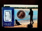 PAMP Suisse Swiss 1oz .999 Fine Silver Bullion Bar Lady Fortuna in Assay Card