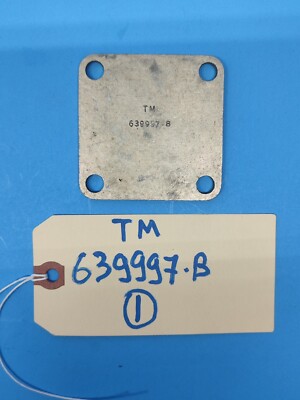 NOS! Continental Governor Pad Cover Plate 639997 | eBay