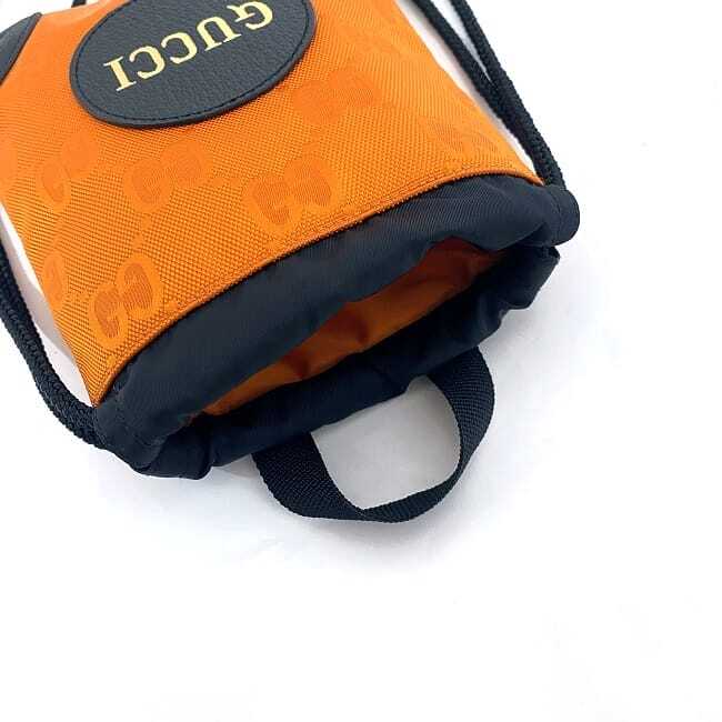 Gucci Mini Backpack Orange Black Off the Grit 643887 Unused  display picture 3