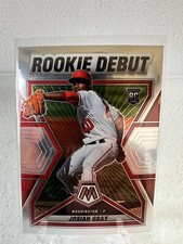 2022 Panini Mosaic Josiah Gray ROOKIE DEBUT RC #RD-7 - Nationals