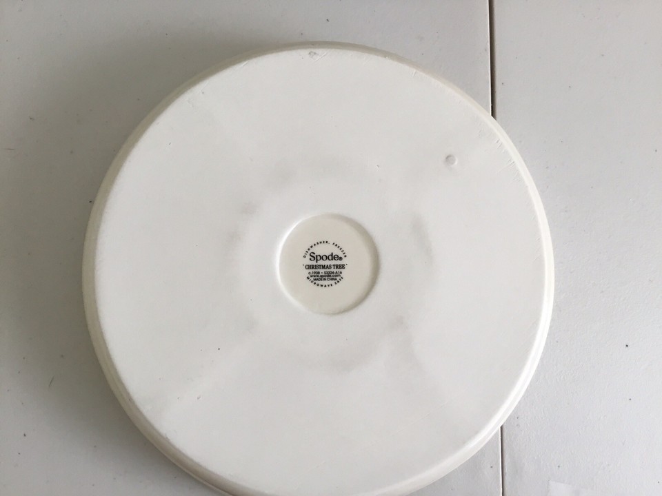 Spode Christmas tree Hors d’oeuvres Low platter 5 sections 10”25cm