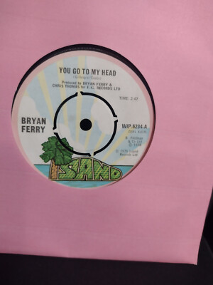 BRYAN FERRY-YOU GO TO MY HEAD.1975 UK ISLAND LABEL 45.SPIELT TOP