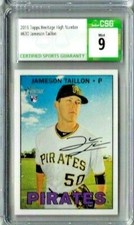 2016 Topps Heritage High Number Jameson Taillon CSG 9 RC