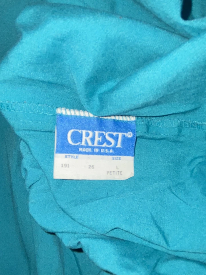 UNIFORMES CREST UNISEX PANTALONES EXFOLIANTES CORDÓN Tela Puño Tobillos Talla Grande PEQUEÑO Foto 3 de 4