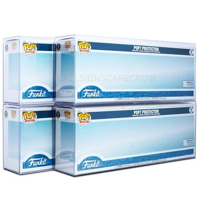 4 x Funko POP! 5er-Pack Hard Stack Premium Pop-Schutzhülle NEU LIZENZIERT UK