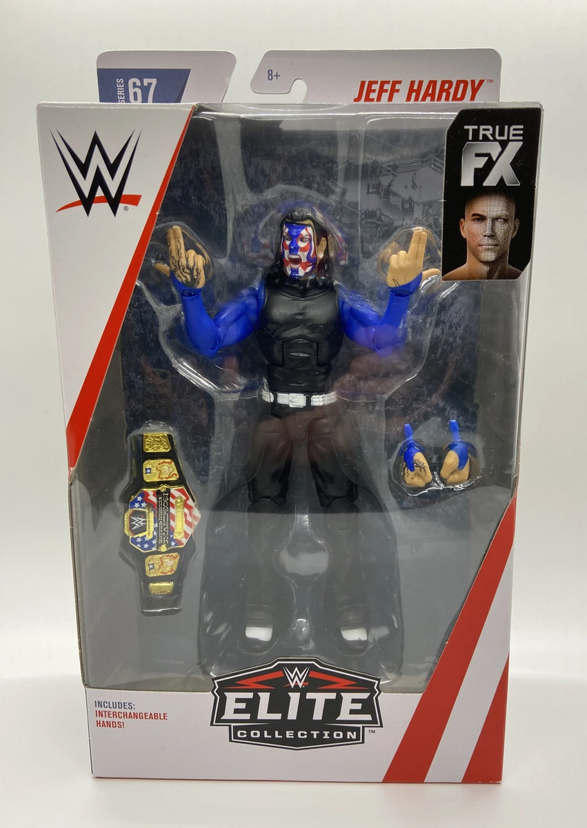 WWE ELITE JEFF HARDY WRESTLING FIGURE SERIES 67 CHASE VARIANT FACE PAINT US  BELT | eBay