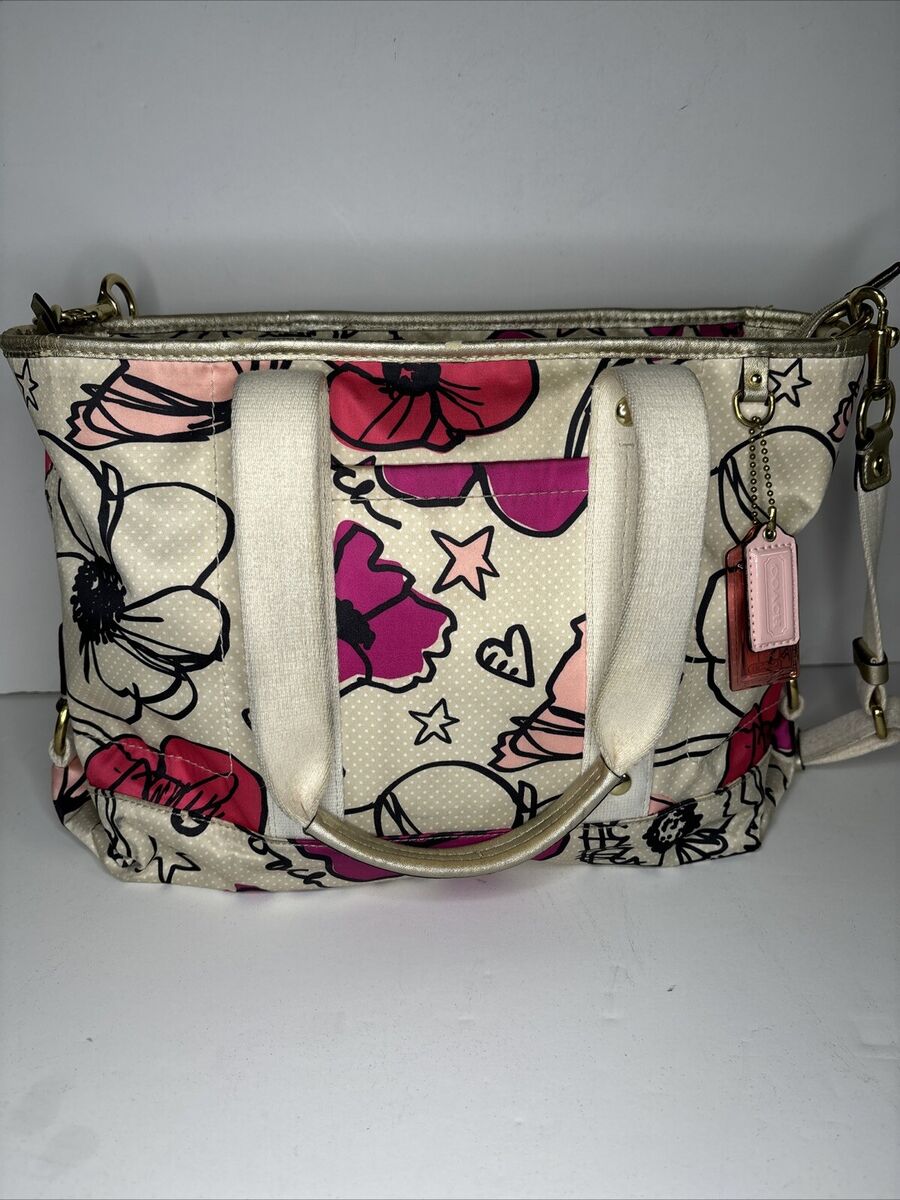 Coach B1294-F17148 Poppy Floral Crossbody Purse Handbag Very Coach B1294-F17148 Poppy Floral Crossbody Purse Handbag Very