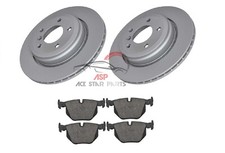 FOR BMW E60 E61 5 SERIES 520D 525D 530D 535D REAR BRAKE DISCS & PADS