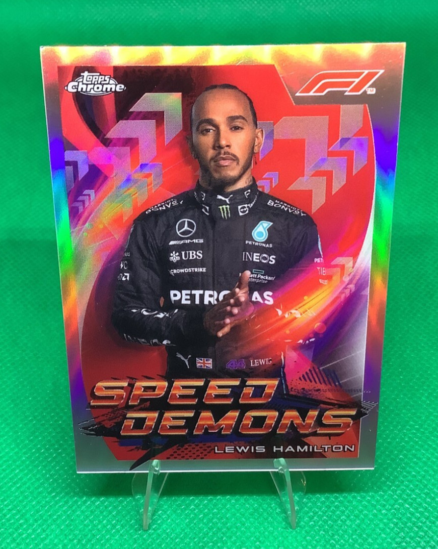 2022 Topps Chrome Formula 1 Speed Demons Lewis Hamilton #SD-LH