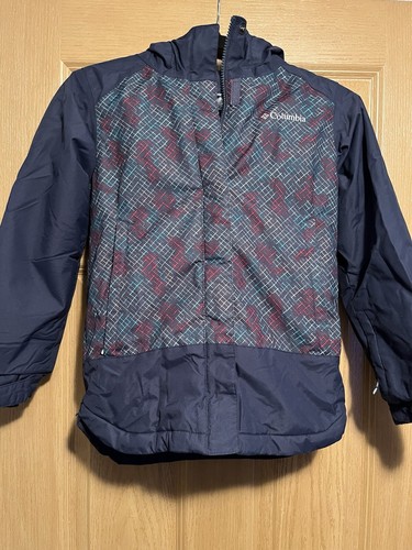 Columbia Omni-Heat Girls Insulated Hooded Ski Snowboard Jacket Size Small Girl - Picture 2 of 14
