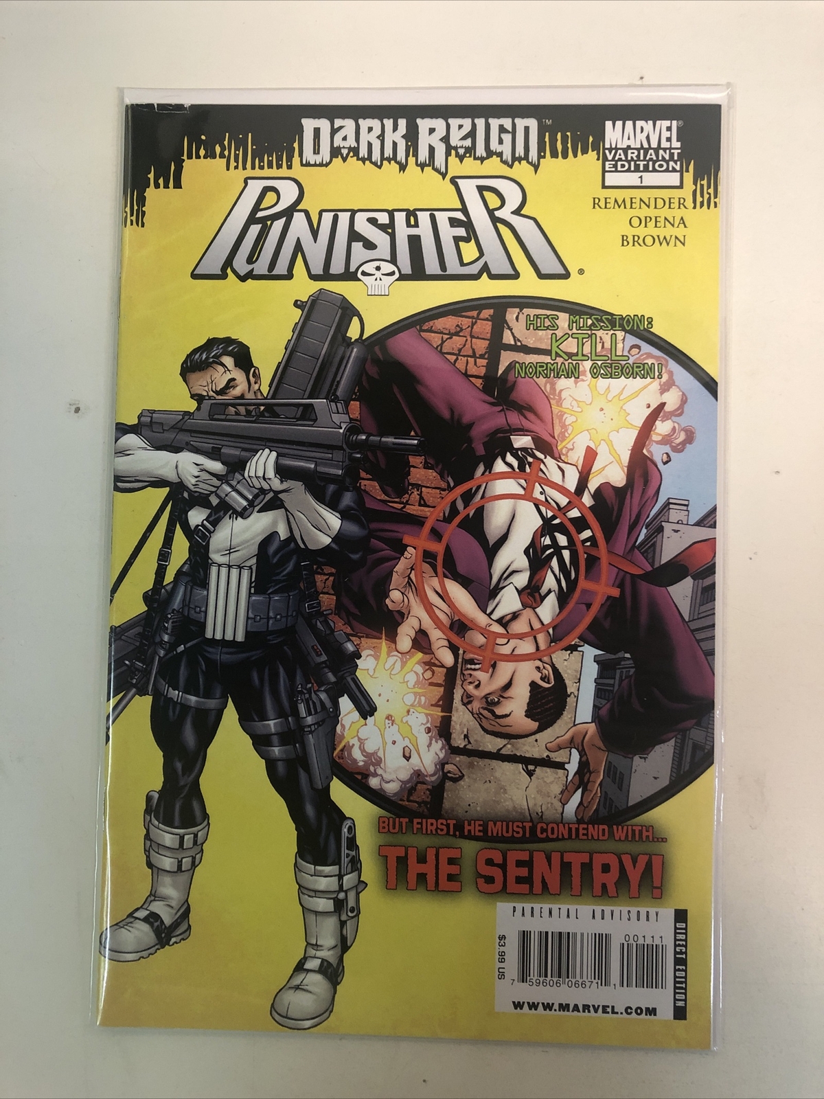 Dark Reign Punisher (2011) Set # 1-5 (VF/NM) Marvel Variant Edition ...