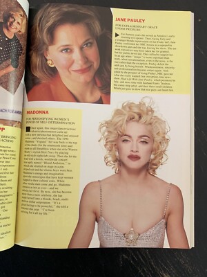 Madonna Vintage Glamour Magazine December 1990 Original Good