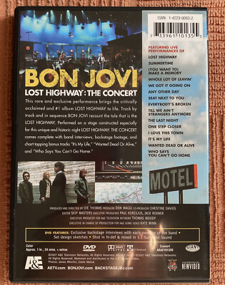 (未使用･未開封品)Lost Highway Concert [DVD] Amazon.com: Bon Jovi - Lost Highway: The Concert [DVD] : Jon