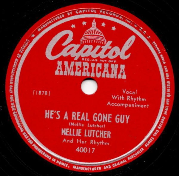 Nellie Lutcher, He's A Real Gone Guy/Let Me Love You Tonight, 78, 1948 NRMT Foto 2 de 3