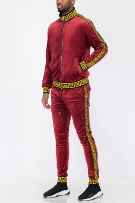 【IONSEOUL】Track Ferendi Velvet Velour Tape Zip Up 5JH026 711guPMNuyL._AC_SX425_.jpg