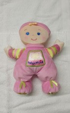 Fisher Price Pink Plush My First Doll Stuffed Baby Rattle Security Lovey 2008