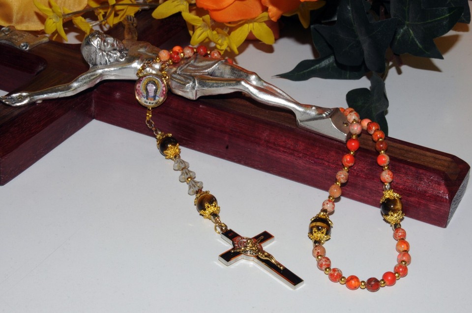 Saint Kateri Tekakwitha Majestic Limited Edition Precious Rosary with 18K Gold eBay