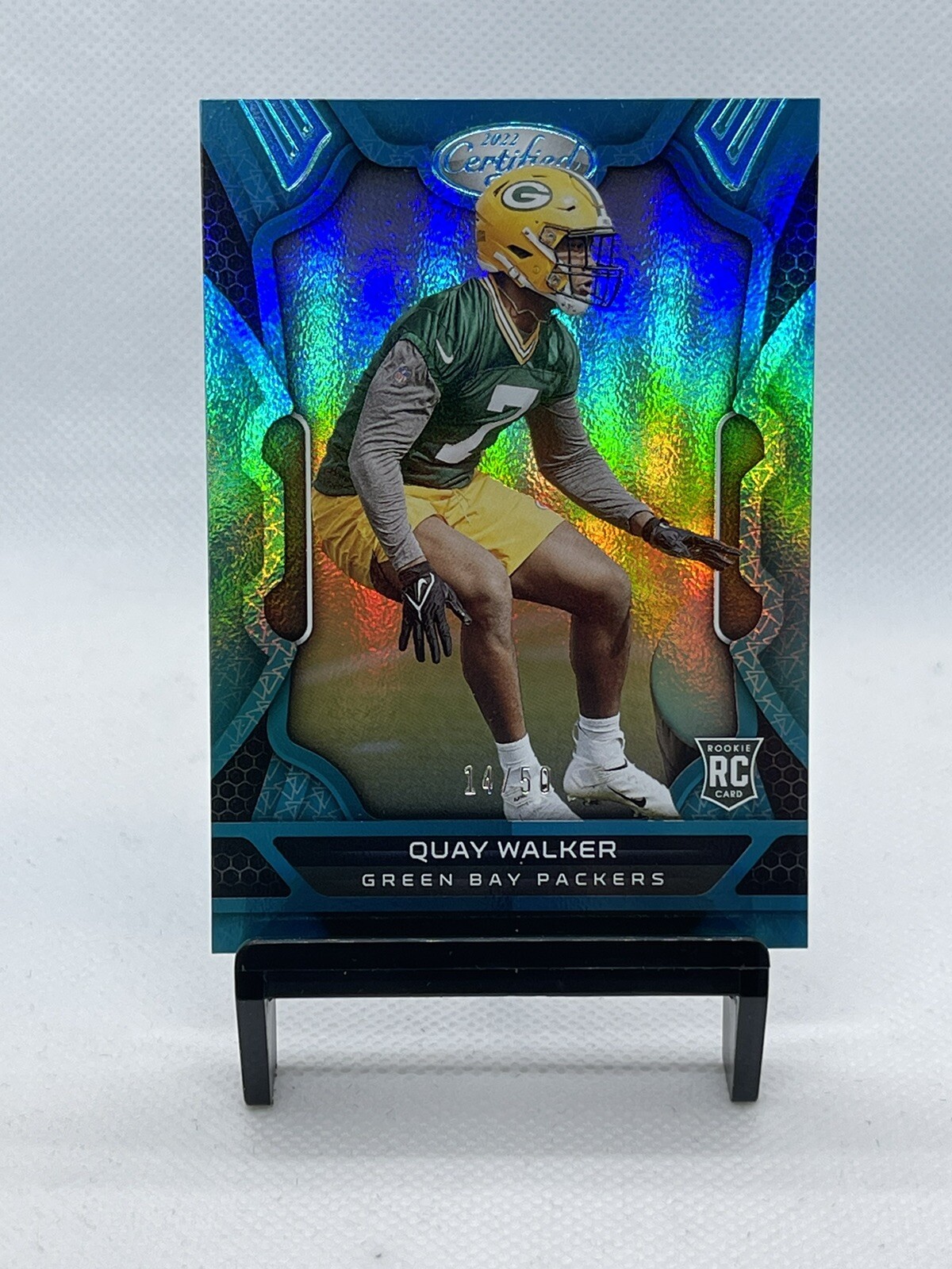 2022 Certified Rookies Mirror Teal /50 Quay Walker #153 Rookie RC