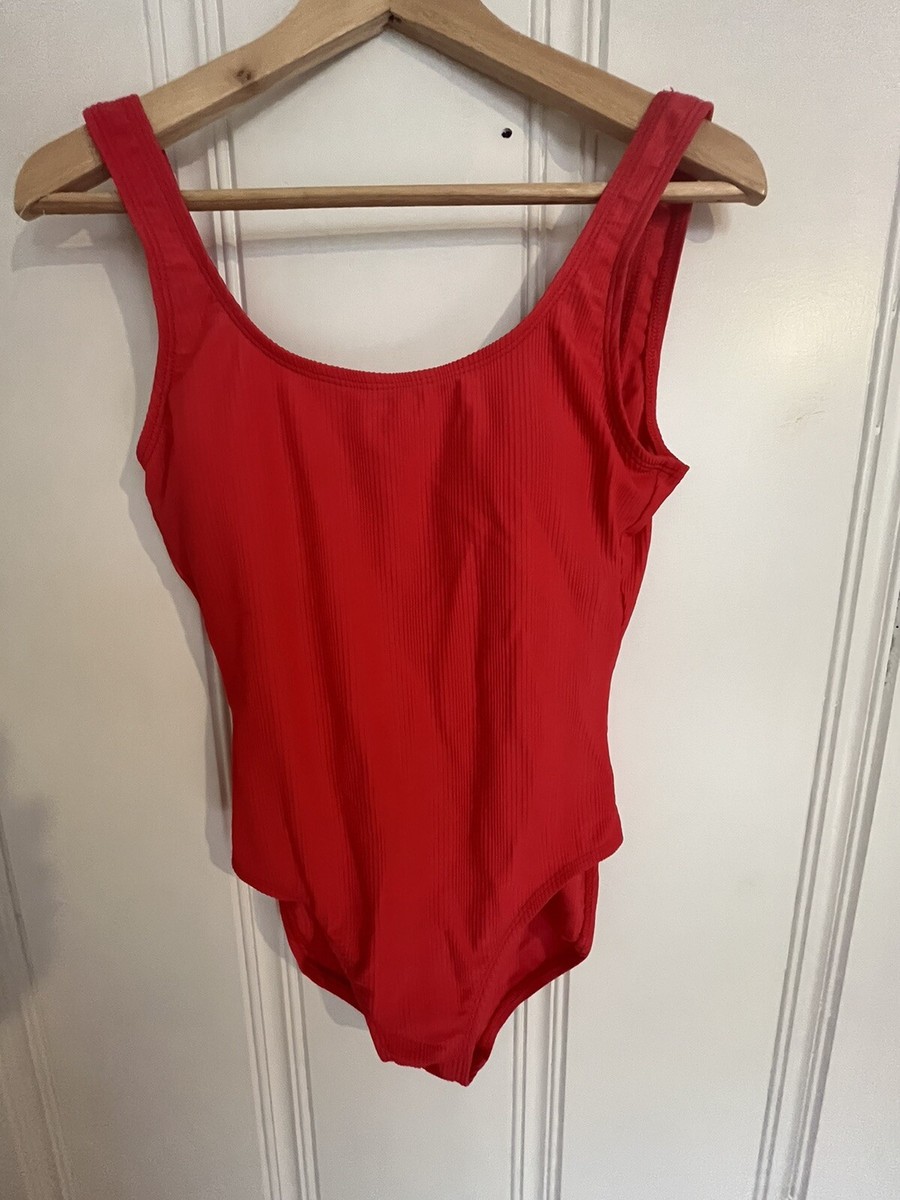 Vintage 80s 90s One Piece Swim Suit Ribbed Pink Wide Strap Vintage 80s 90s One Piece Swim Suit Ribbed Pink Wide Strap