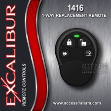 NEW Excalibur Omega 1416 4-Button Replacement Remote Control ELVNTQF For 1415