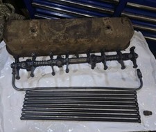 Farmall Super M Tractor Engine Rocker Arm Push Rods Valve Cover C264 Parts