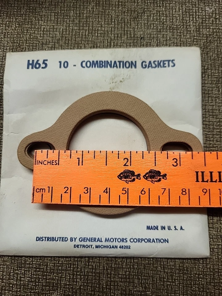 AC DELCO GM H65 - Qty. 9 - Combination Gaskets For Thermostat Housing - Image 3 of 4
