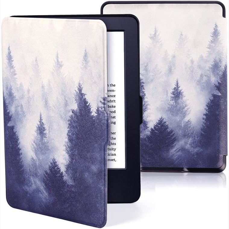 Kindle Paperwhite 4 2018 10th Gen Waterproof E-Reader Magnetic Case PQ94WIF Tree Design-image