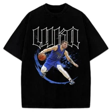 Luka Doncic Shirt Daddy Luka Magic Stepback Dallas Custom Design Graphic T-Shirt