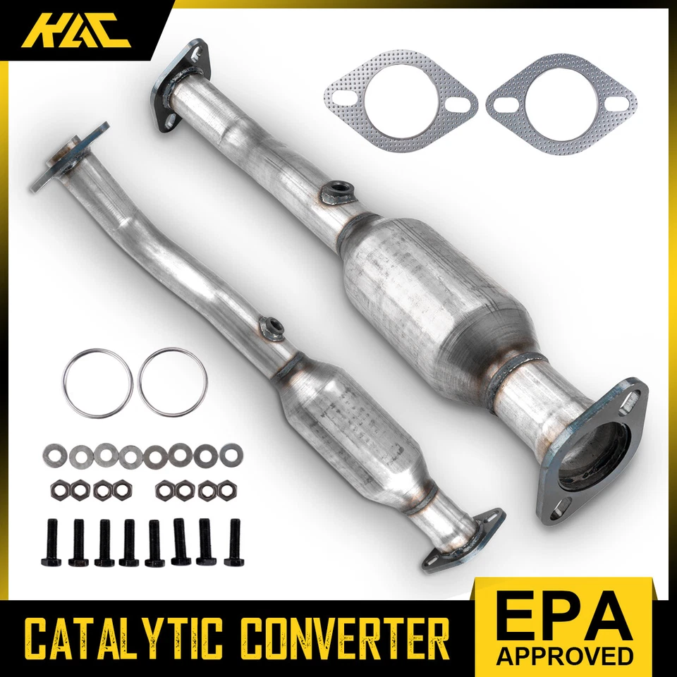 For Nissan Armada 5.6L 2005-2015 Pair Catalytic Converter Stainless steel Foto 2 de 4