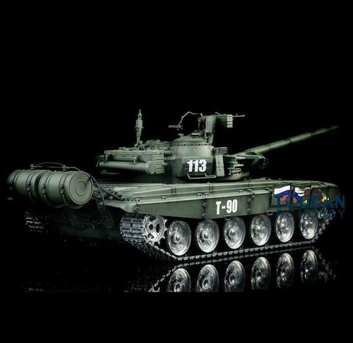 1/16 7.0 2.4G Henglong T90 RC BB IR RTR Tank 3938 360° Rotate Metal Road Wheels - Picture 5 of 6