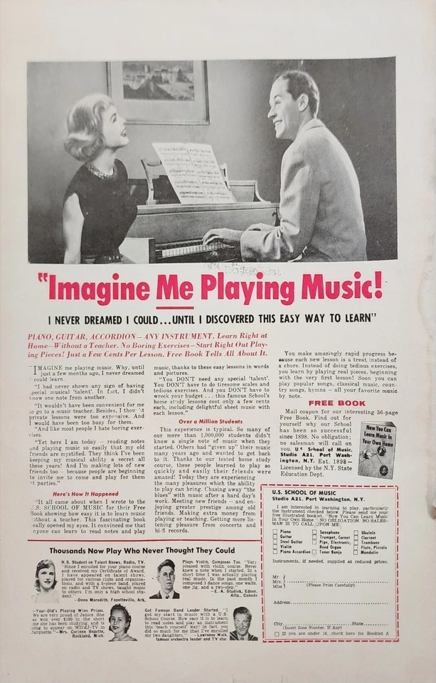 Song Hits Magazine Johnny Tillotson Jimmy Charles Johnny Mathis January 1961 d7 - Image 4 of 4