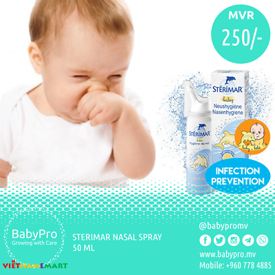 Stérimar Baby Nasenspray - 2x100ml Meerwasser Nasenhygiene