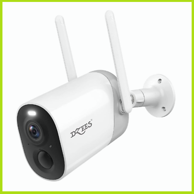 Dzees Wireless Outdoor Security Camera WiFi 2K HD Color Night