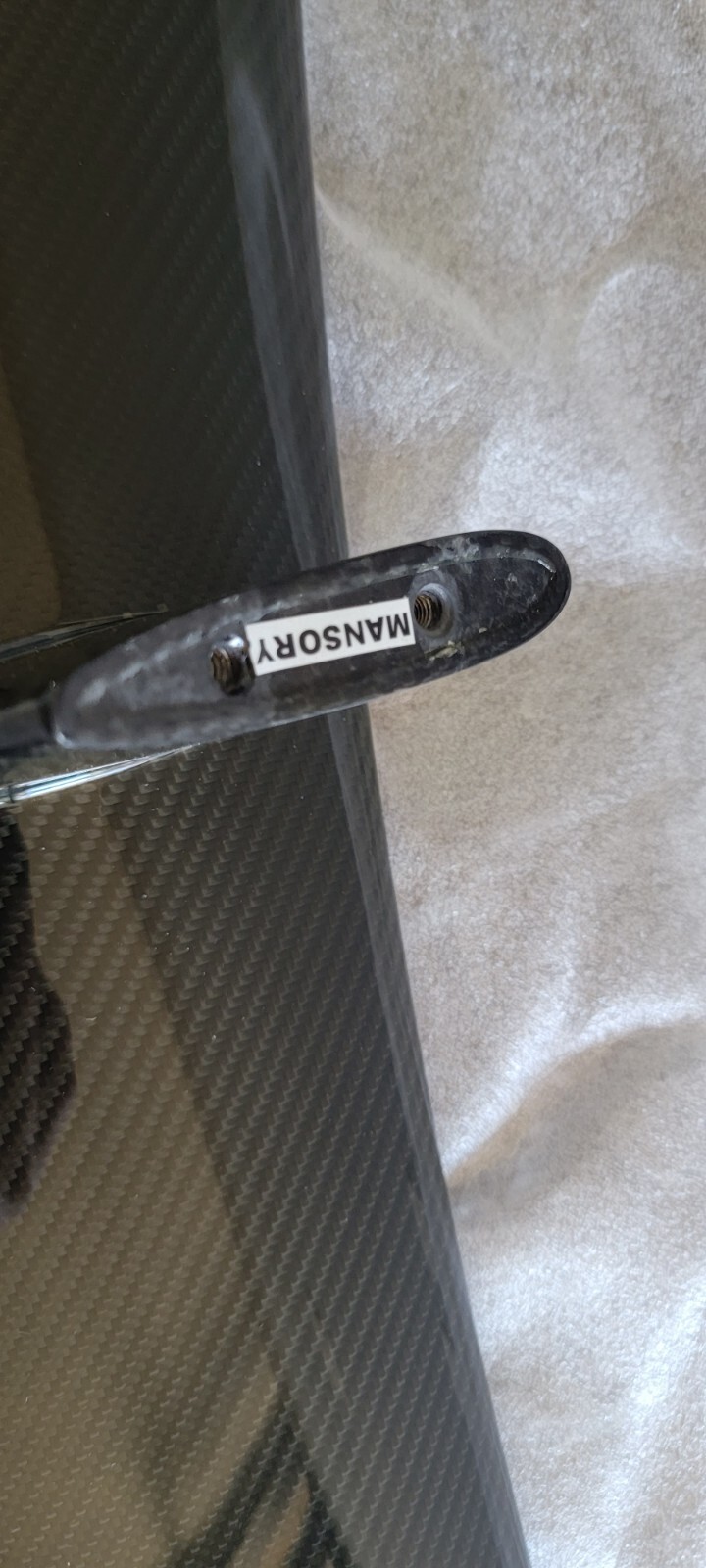 BENTLEY GT3 MANSORY CARBON FIBER REAR WING GENUINE OEM MANSORY 