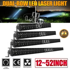 Laser 22" 32" 42" Led Work Light Bar Combo Driving offroad UTV 4WD SUV ATV Truck